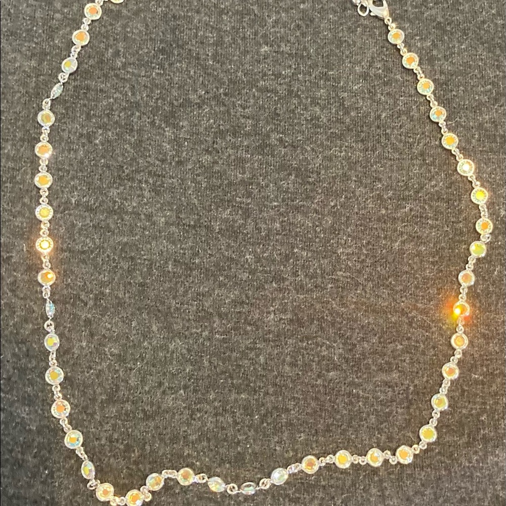 Mini Chantelle Crystal Aurora Boreale necklace